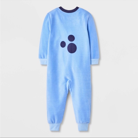 💙 NWT Bluey Toddler Cozy Blanket Sleeper w/ Cap - Pajamas - PJs - Costume - 3T 💙 - Picture 2 of 9